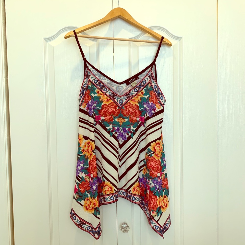 NWOT Akira handkerchief top